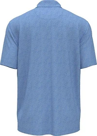 Men's Printed Heather Geo Short Sleeve Polo