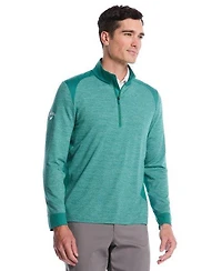 Men's Lightweight Soft Touch Blocked 1/4 Zip Sweater