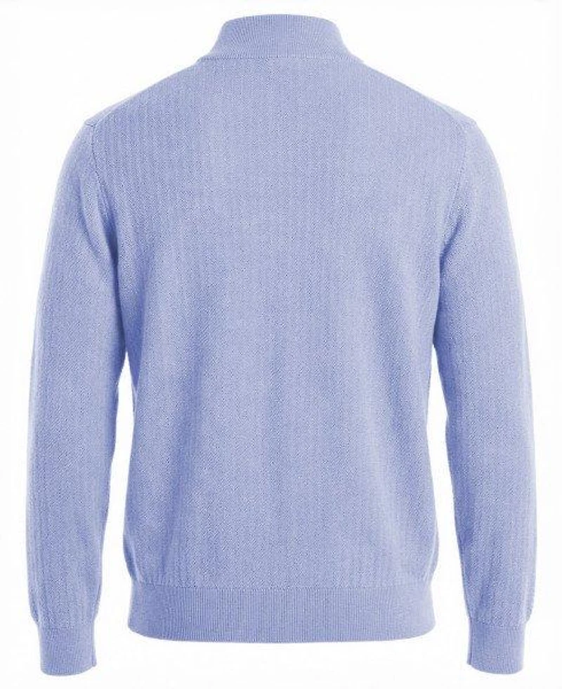 Men's Textured 1/4 Zip Sweater