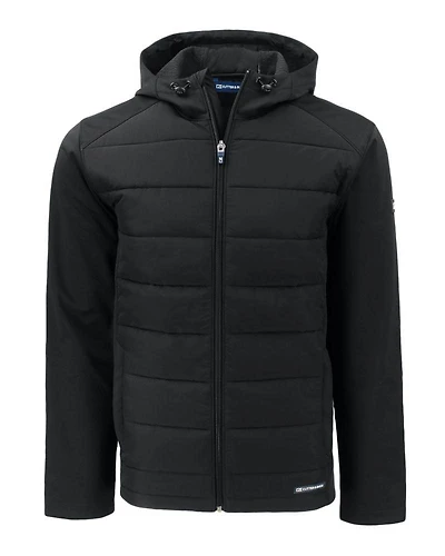 Men's Evoke Hybrid Softshell Recycled Full Zip Hooded Jacket