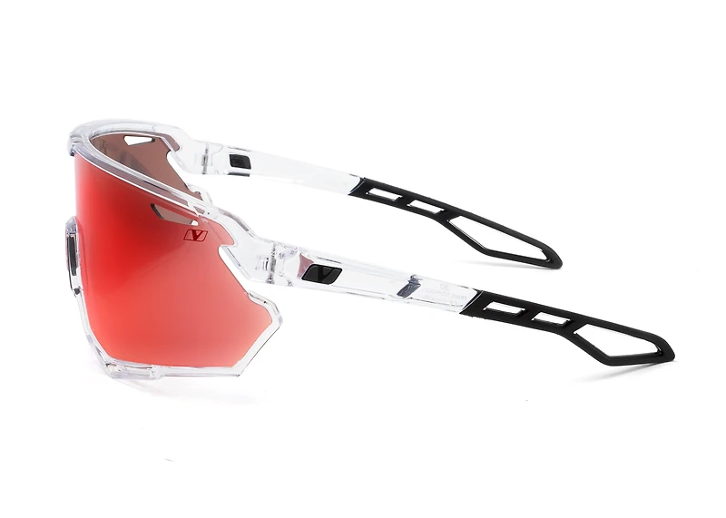 Bayonet Sunglasses - Clear Red