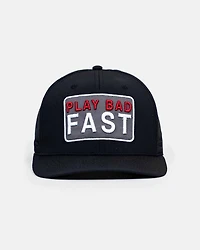 Men's Play Bad Fast Snapback Cap