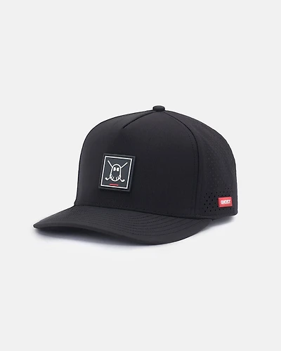 Men's Ghost Icon Patch Snapback Cap