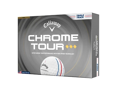 Chrome Tour Triple Diamond Golf Balls - Triple Track