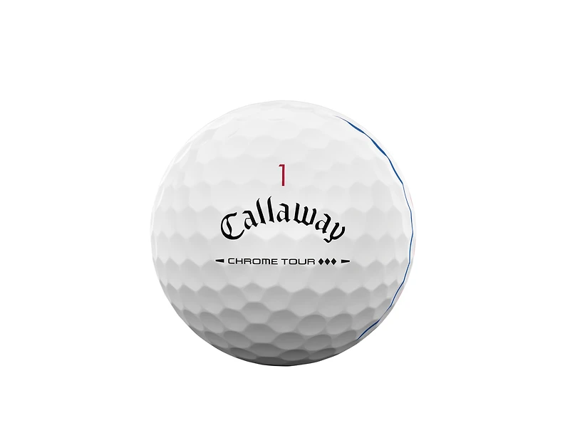 Chrome Tour Triple Diamond Golf Balls - Triple Track