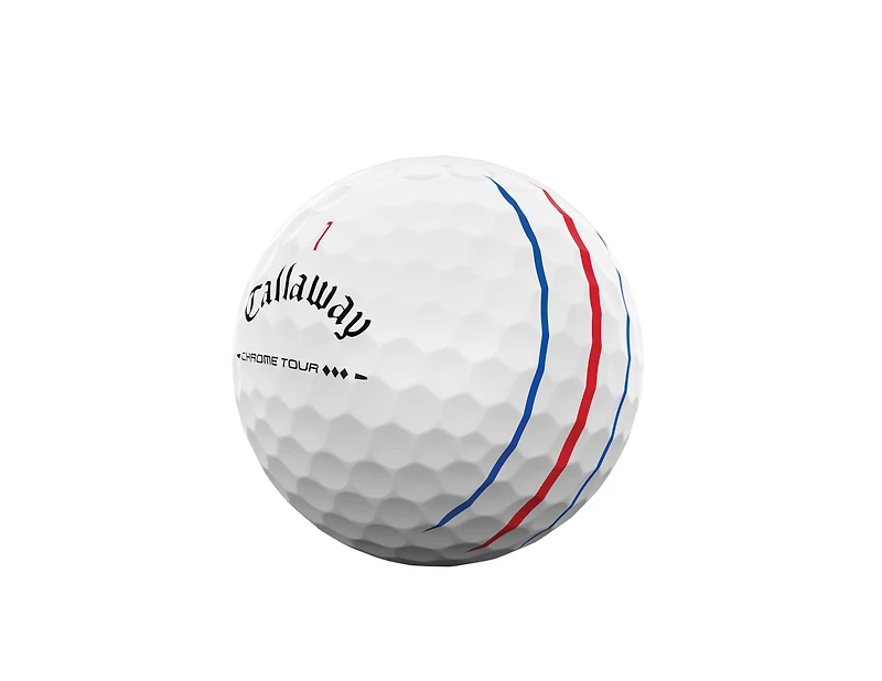 Chrome Tour Triple Diamond Golf Balls - Triple Track