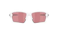 Flak 2.0 XL Matte White Prizm Dark Golf Sunglasses