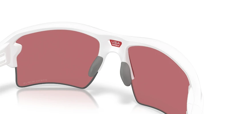 Flak 2.0 XL Matte White Prizm Dark Golf Sunglasses