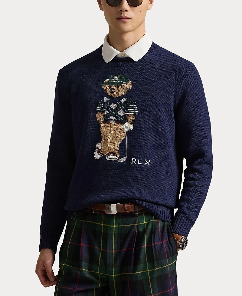 Men's Bear Crewneck Sweater