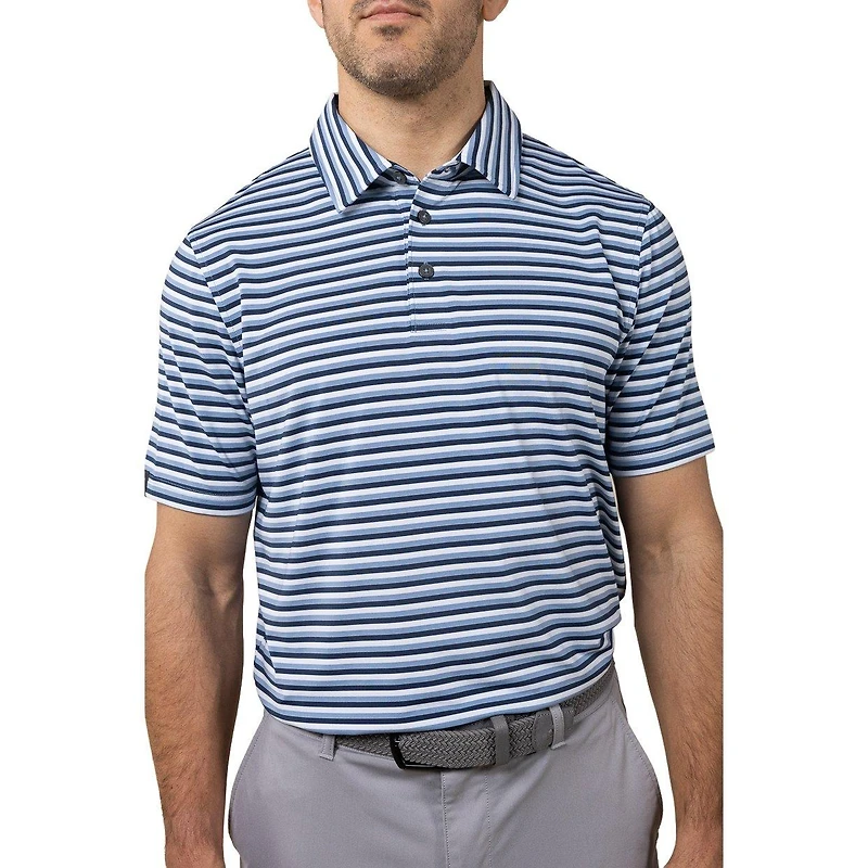 Men's Ivy Stripe Short Sleeve Polo