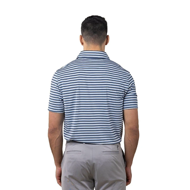 Men's Ivy Stripe Short Sleeve Polo