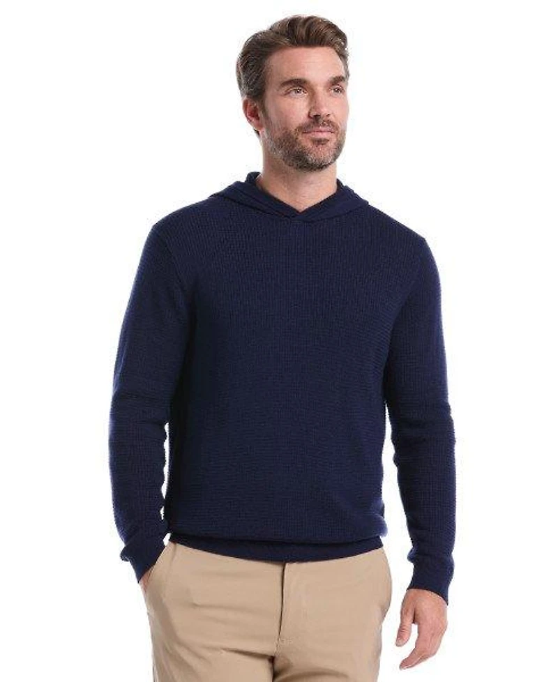 Men's Waffle Sweater Hoodie
