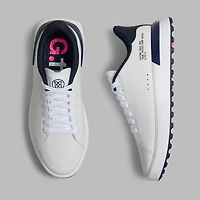 Women's G.112 Hybrid Kiltie Spikeless Golf Shoe - White/Navy