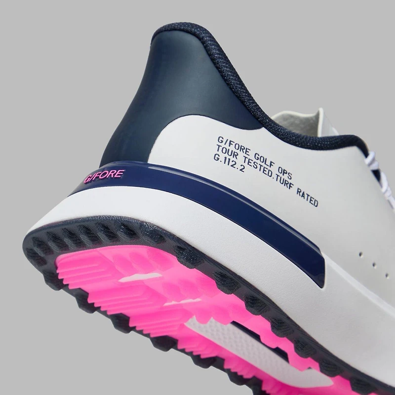 Women's G.112 Hybrid Kiltie Spikeless Golf Shoe - White/Navy