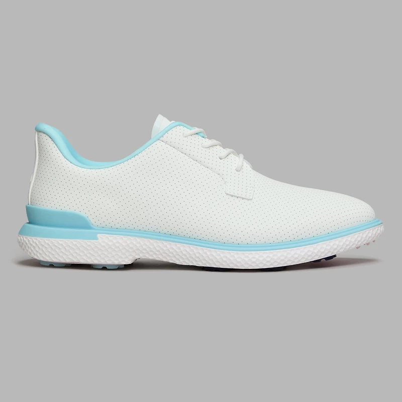 Women's Gallivan2r Perforated Kiltie Spikeless Golf Shoe - White/Light Blue