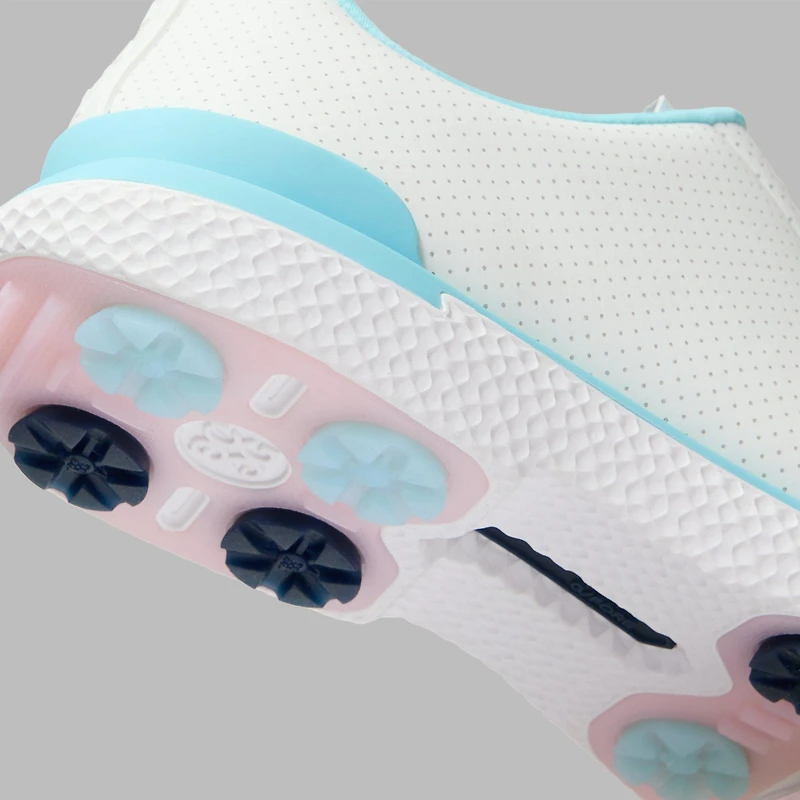 Women's Gallivan2r Perforated Kiltie Spikeless Golf Shoe - White/Light Blue