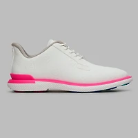 Men's Gallivan2r Embossed Skull & Tees Spikeless Golf Shoe - White/Pink