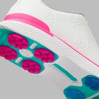 Men's Gallivan2r Embossed Skull & Tees Spikeless Golf Shoe - White/Pink