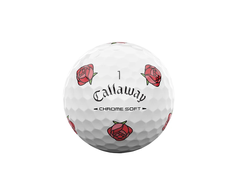 Limited Edition - Chrome Soft Golf Balls - Flowers