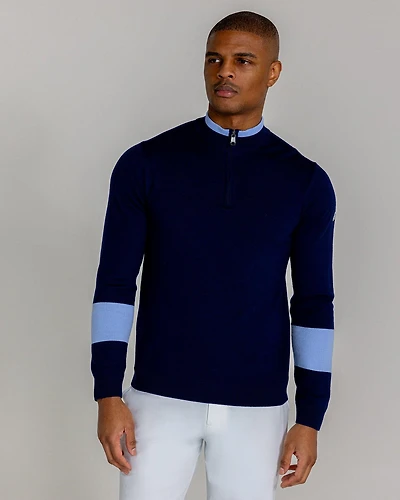 Men's Malone Marino 1/4 Zip Sweater