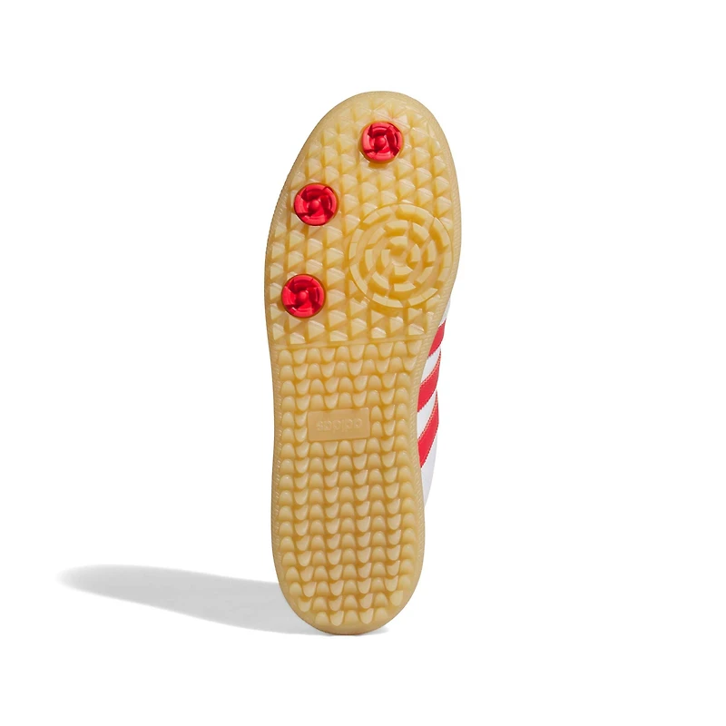 Samba Spikeless Golf Shoe - White/Red