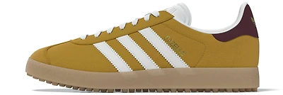 Gazelle Spikeless Golf Shoe - Gold/White/Maroon