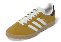 Gazelle Spikeless Golf Shoe - Gold/White/Maroon