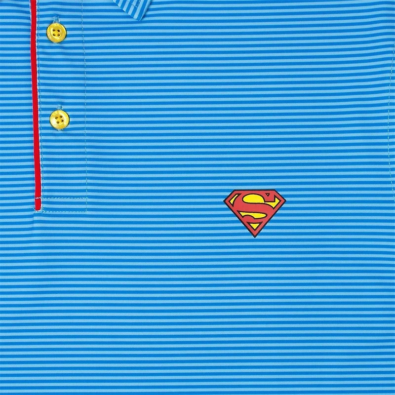 Men's Superman Logo Short Sleeve Polo