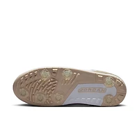 Jordan Spizike G Spiked Golf Shoe - White/Brown