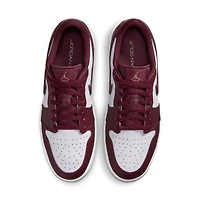 Air Jordan 1 Low G Spiked Golf Shoe - White/Burgundy/Gold