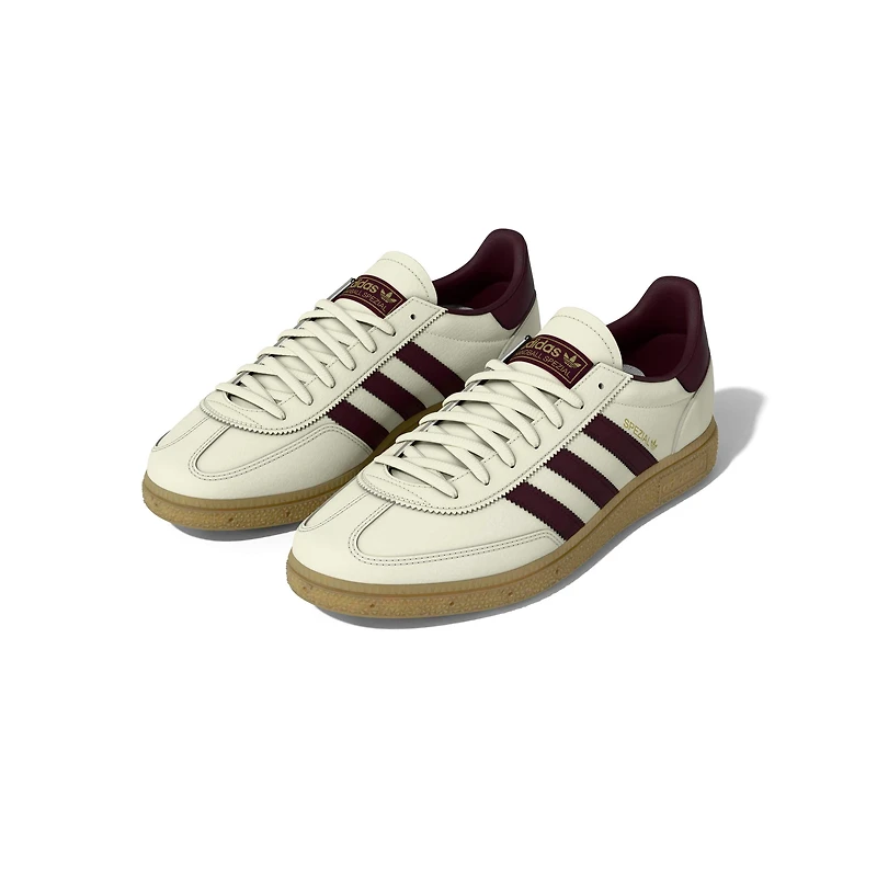 Men's Spezial Spikeless Golf Shoe - Off-White/Maroon