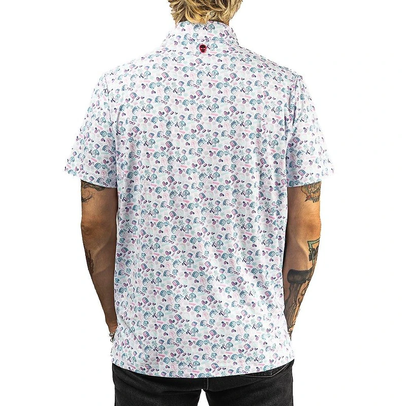 Men's Pool Party Short Sleeve Polo