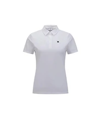 Women's Hybrid Solid Short Sleeve Polo