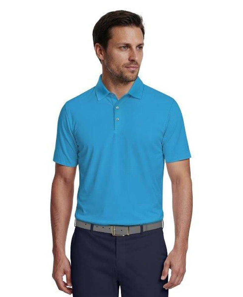 Men's Airflux Solid Mesh Short Sleeve Polo