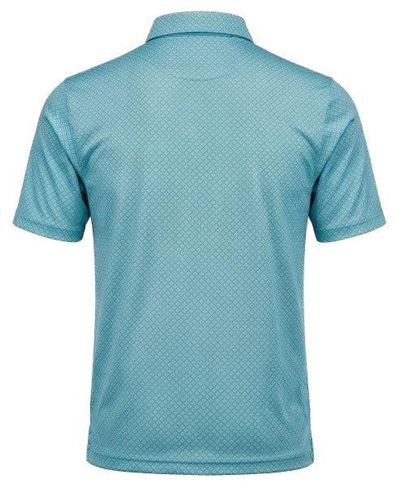 Men's Essential Geo Printed Short Sleeve Polo