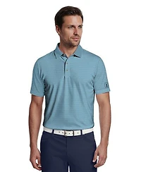 Men's Essential Geo Printed Short Sleeve Polo