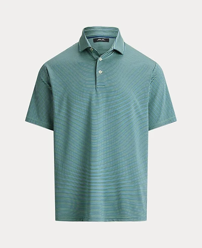 Men's Jersey Stripe Short Sleeve Polo