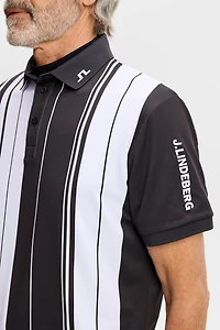 Men's 30Y Tour Tech Striped Short Sleeve Polo