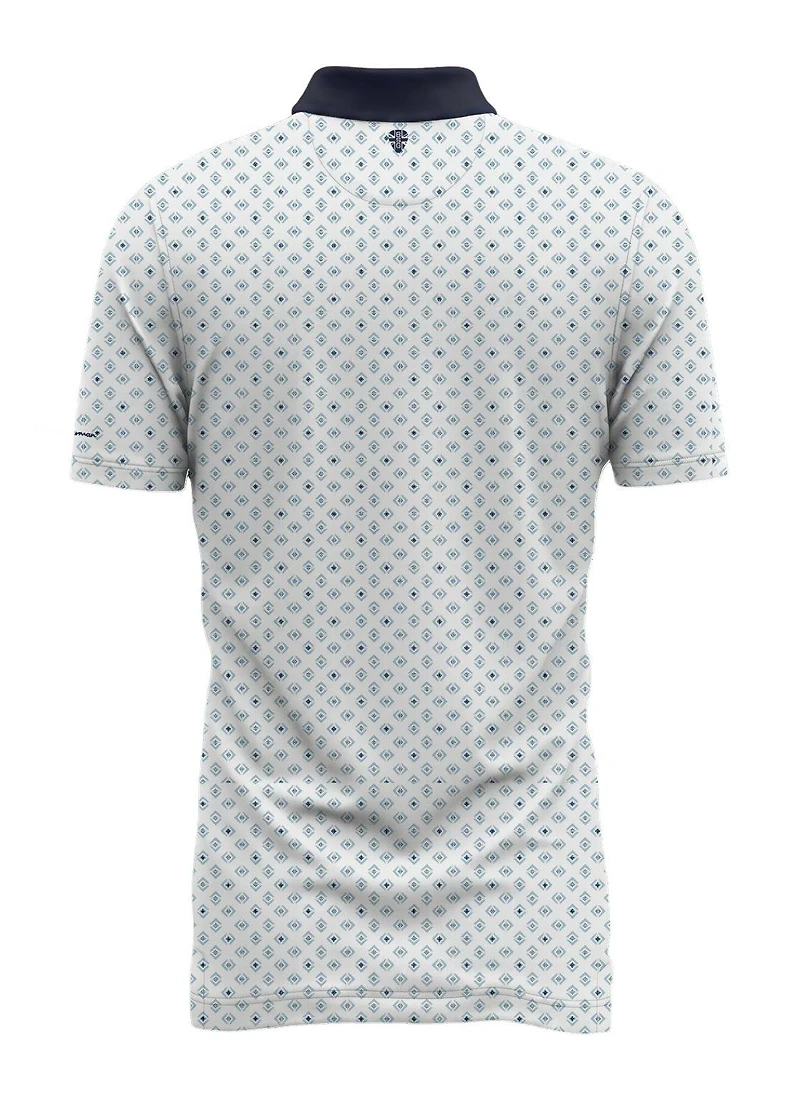 Men's Micro Geo Tech Jersey Short Sleeve Polo