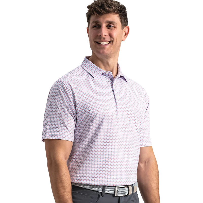 Men's Ginko Geo Short Sleeve Polo