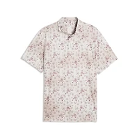 Men's Cloudspun Coastal Claret Short Sleeve Polo
