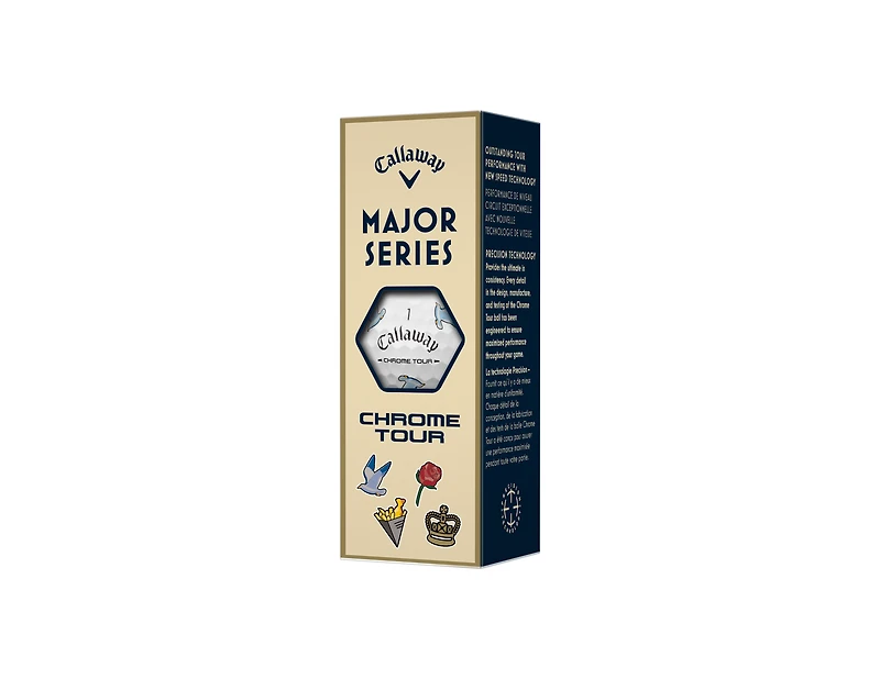 Limited Edition - Chrome Tour Golf Balls - July Open