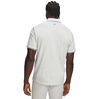Men's UA ArmourDry Print Rib Short Sleeve Polo