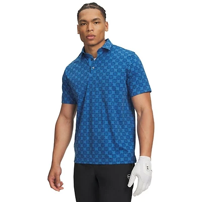 Men's UA ArmourDry Printed Short Sleeve Polo