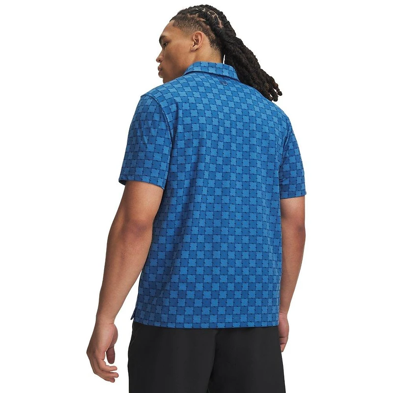 Men's UA ArmourDry Printed Short Sleeve Polo