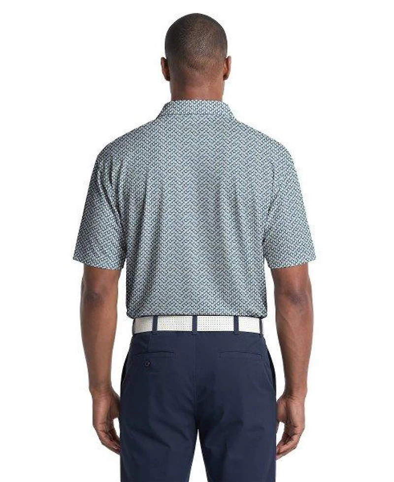 Men's Golf Bag Conversational Print Short Sleeve Polo