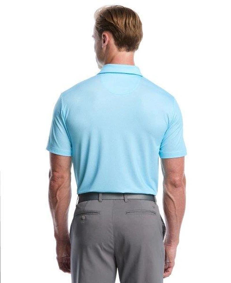 Men's Pro Spin Printed Heather Short Sleeve Polo
