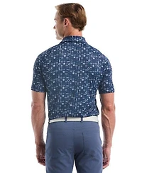 Men's All Weather Statement Print Short Sleeve Polo