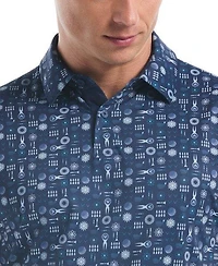 Men's All Weather Statement Print Short Sleeve Polo