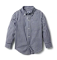 Gingham Poplin Shirt